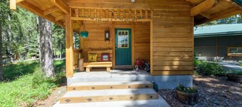 Fishing Cabin in the Woods