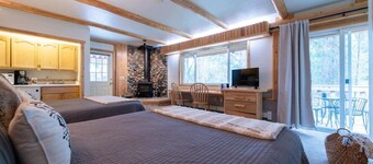 Fishing Cabin in the Woods