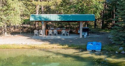 Fishing Cabin in the Woods