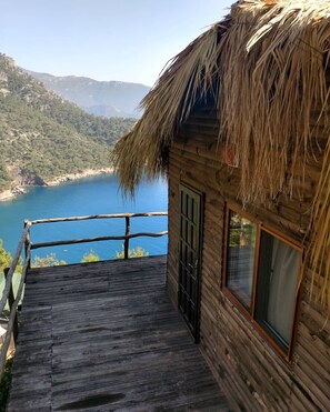 Bungalow Panoramique, vue plage | Terrasse/Patio