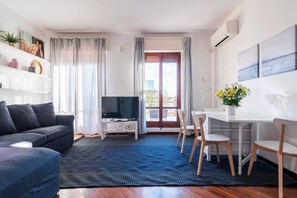 TV, DVD player, books, stereo - Spacious Family-Friendly Terrace Apartment in the Heart of Milan – Porta Romana (Milano)