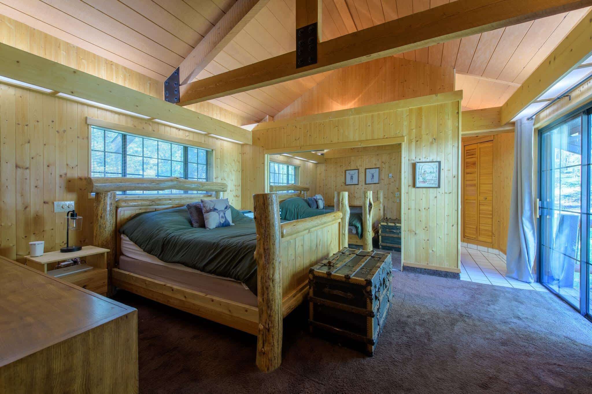 Cabin, Multiple Beds, Patio, Mountain View (Glen Lake Cabin in the Woods) | 1 bedroom, individually decorated, individually furnished, bed sheets