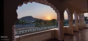 Deluxe Double Room, Hill View | Balcony - Braham Niwas Resort (Pushkar)