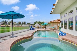 Una piscina climatizada