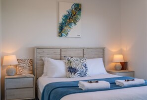 2 bedrooms, iron/ironing board, travel crib, WiFi