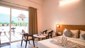 Superior Room | Desk, laptop workspace, bed sheets - The Dhawala Resort (Alwar)