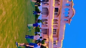 A large building with multiple windows and a central courtyard. - The Dhawala Resort (Alwar)