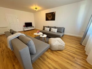 Classic Apartment | Living area - PS Apartments Freienhufen (Großräschen)