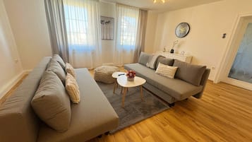 Apartamento clássico | Área de estar