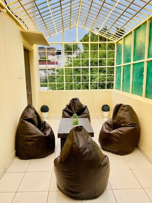 Terrace/patio - Hostel ivory (Jaipur)