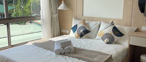 2 室のベッドルーム、デスク、アイロン / アイロン台、WiFi (無料)