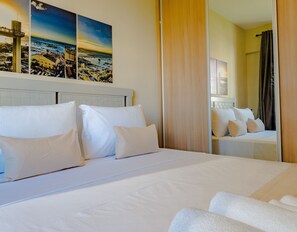 1 bedroom, iron/ironing board, Internet, bed sheets