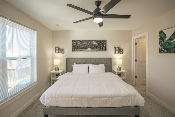 4 bedrooms, iron/ironing board, free WiFi, bed sheets