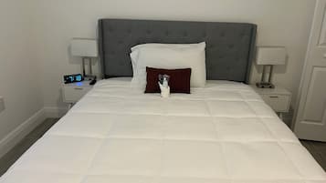 Laptop workspace, soundproofing, iron/ironing board, free rollaway beds