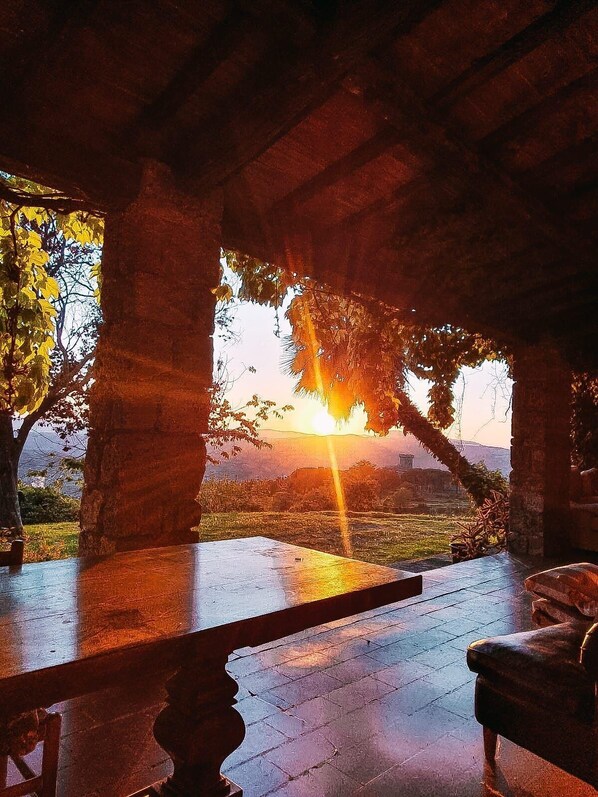 Outdoor dining - Quiet country house with pets allowed (Monterotondo Marittimo)