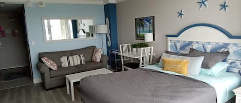 1 間睡房、熨斗/熨衫板、免費 Wi-Fi、床單