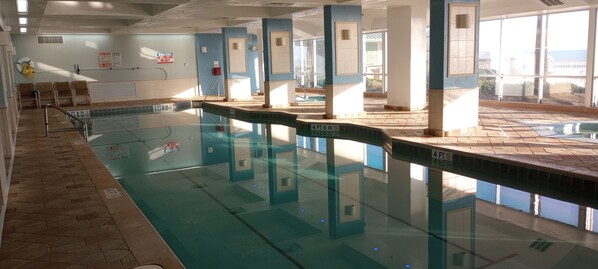Indoor pool, outdoor pool