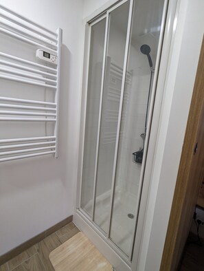 Shower, hair dryer