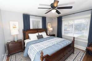 4 bedrooms, iron/ironing board, travel cot, free WiFi
