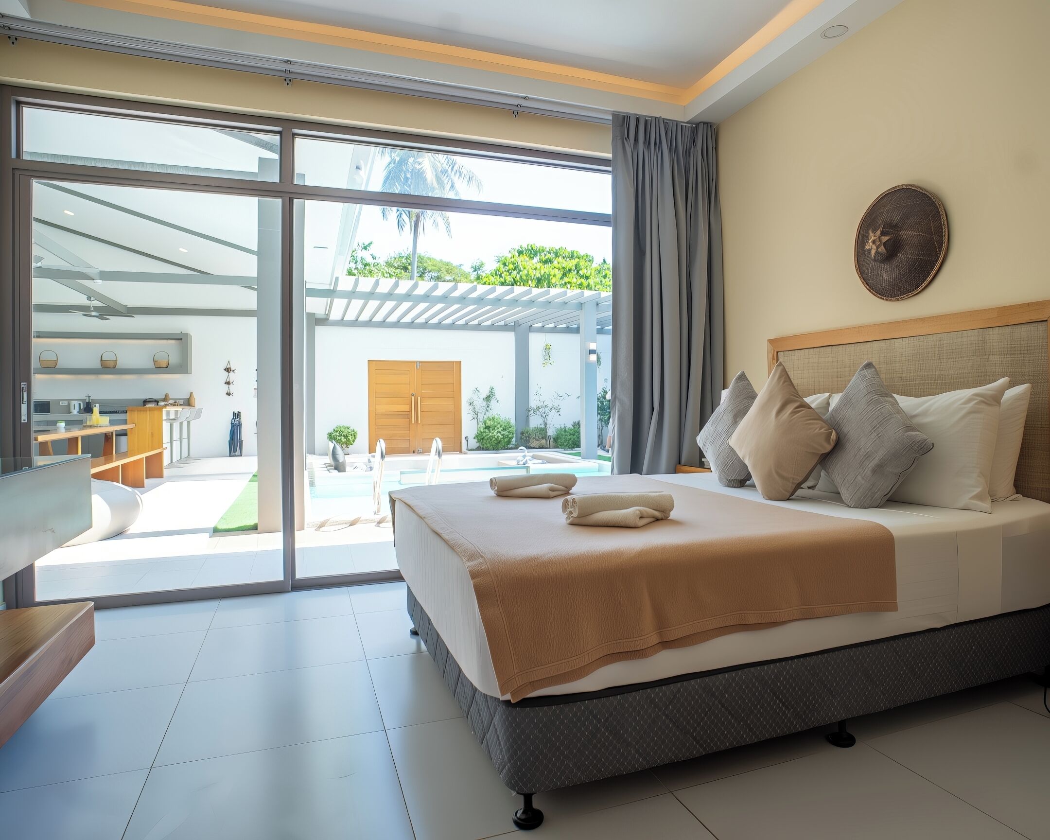 Vila, pemandangan kolam renang | 3 kamar tidur dan Wi-Fi gratis