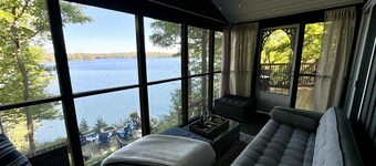3 BR Lakefront Beach Retreat; Hot Tub, Fire Pits! Pet-friendly!