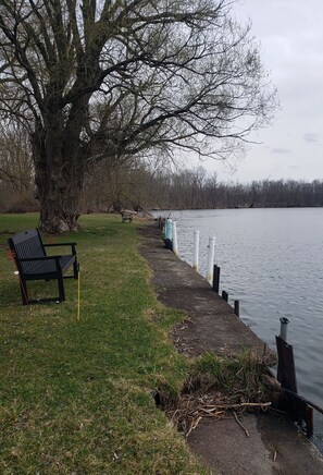 Property grounds - Waterfront Home on Chadakoin River! 10 minutes to Chautauqua Lake! (Jamestown)