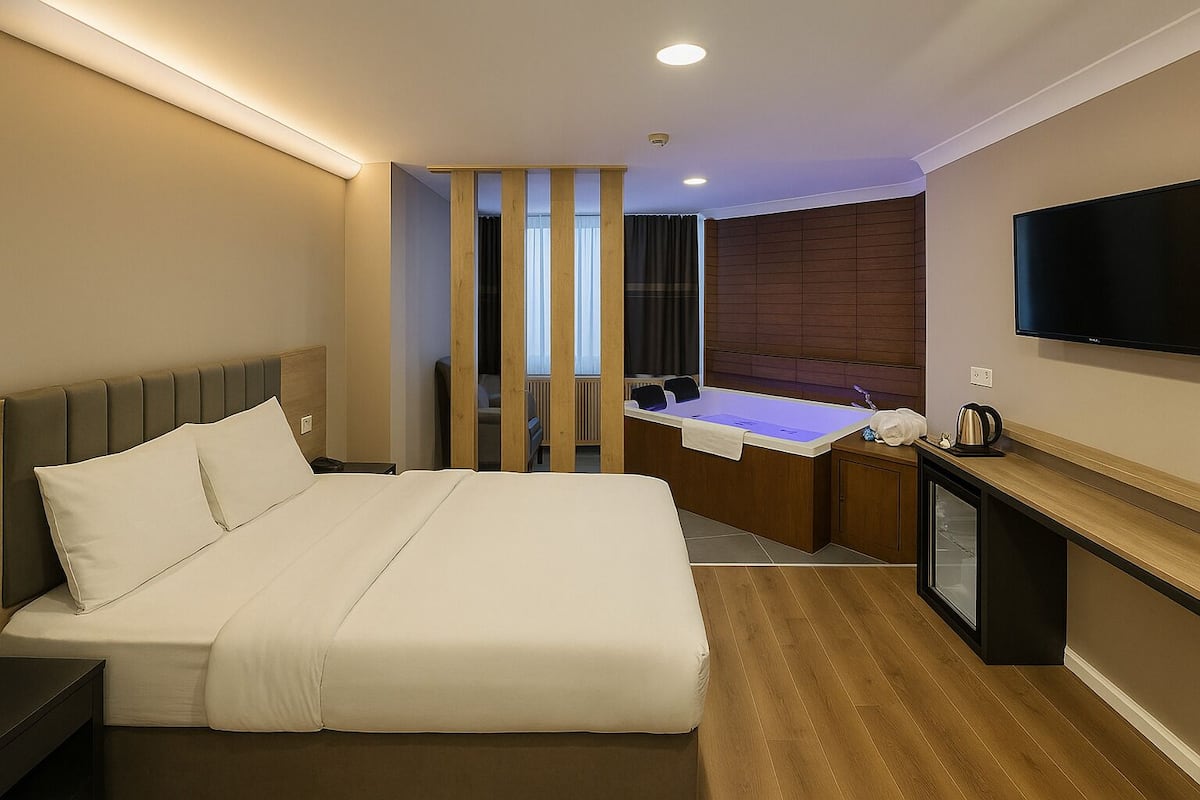 Deluxe Double Room | Desk, laptop workspace, cribs/infant beds, free WiFi