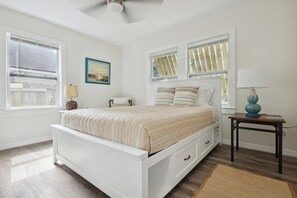 2 bedrooms, in-room safe, iron/ironing board, travel crib