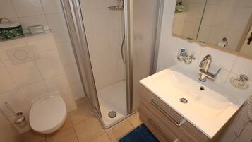 Een douche, een haardroger