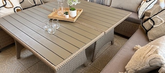 3-level family bungalow in La Mata: 2-min walk to beach; terrace w/ sea views