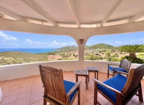 Terrace/patio - Private 4 bedroom, 3.5 bath estate on 2 acres with private, gated entrance. (St Croix)