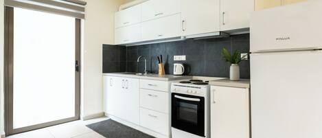 Estudio, balcón | Cocina privada