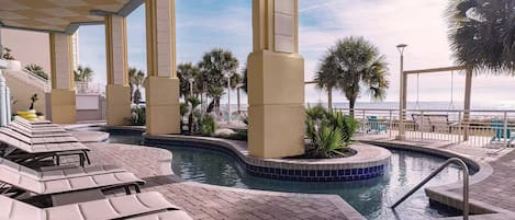 Indoor pool, outdoor pool