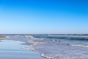 En la playa