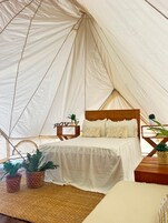 Luxury Tent, Hill View | 1 bedroom, desk, laptop workspace, free WiFi