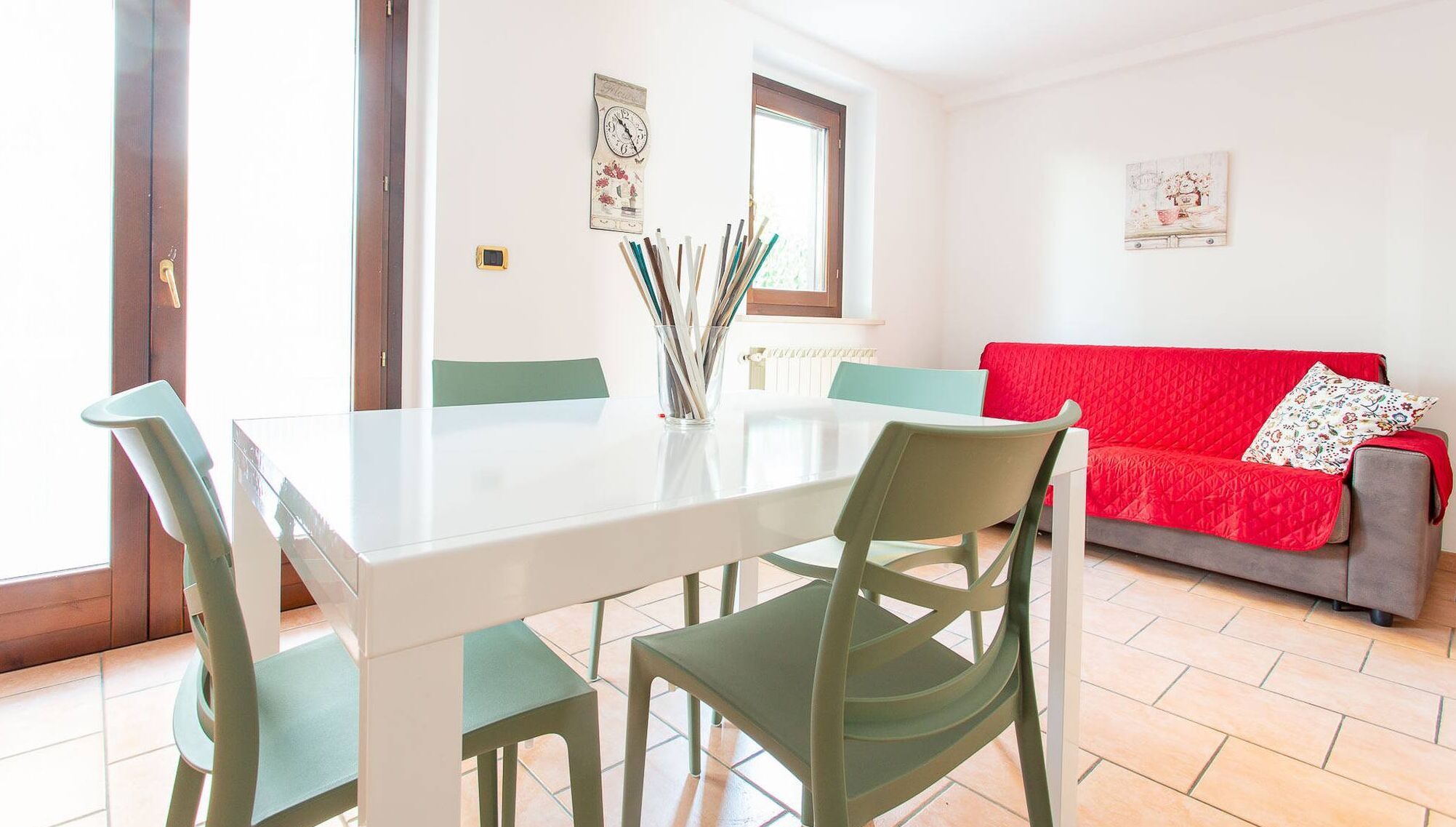 House, 2 Bedrooms, Balcony, Garden View | Dining room