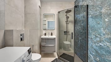 Studiosuite, Balkon | Badezimmer