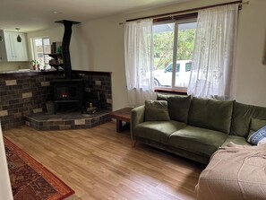 TV connectée, cheminée