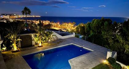 Luxury Villa,10 Pers, 5 Bedrooms, Sea View Villa in Costa del Sol