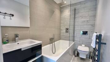 Hair dryer, towels