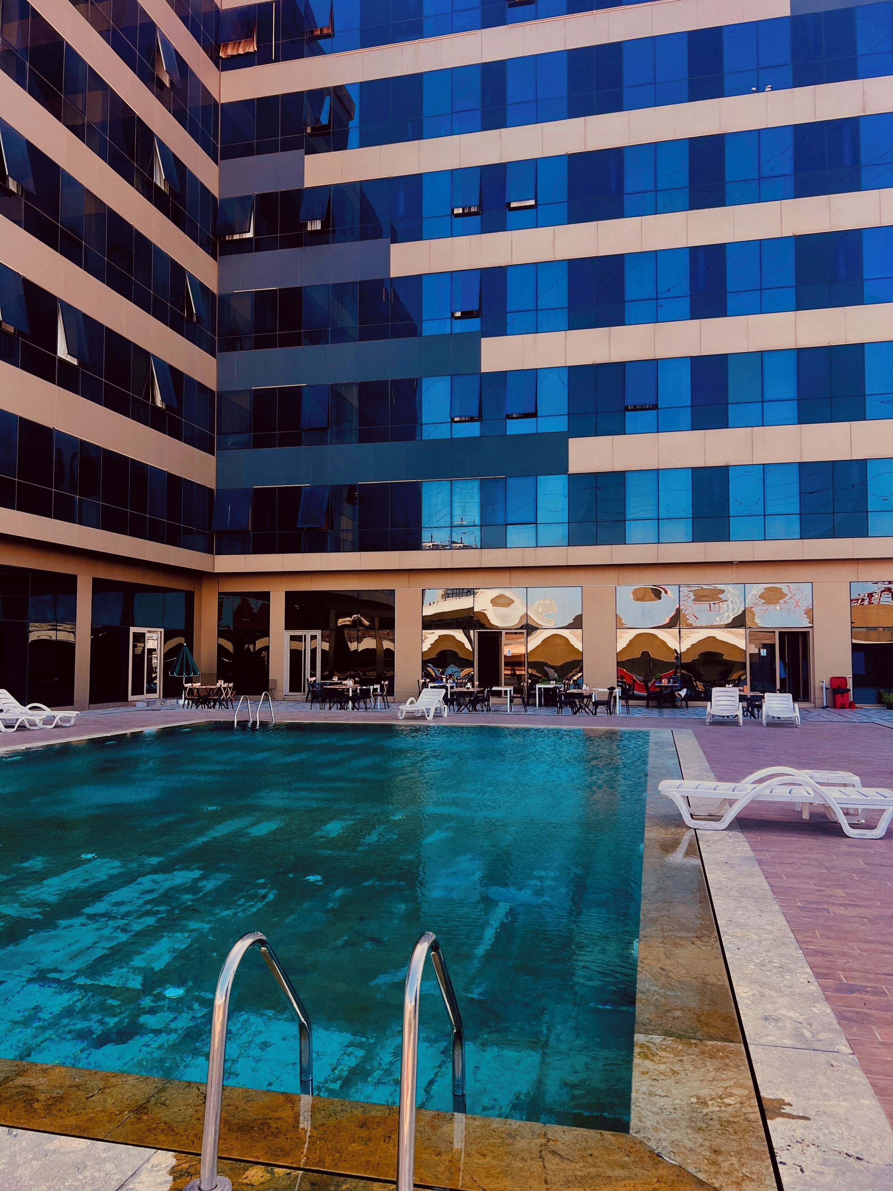 Seasonal outdoor pool