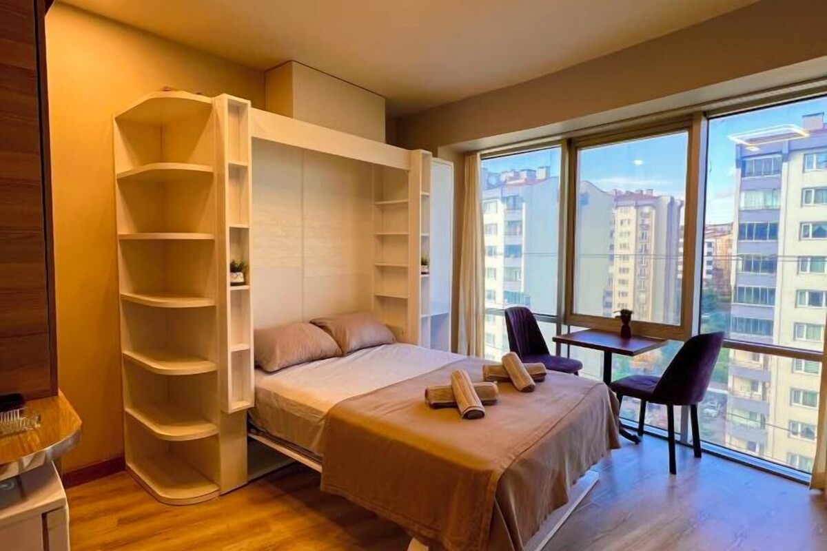 Blackout drapes, iron/ironing board (on request), WiFi (free)