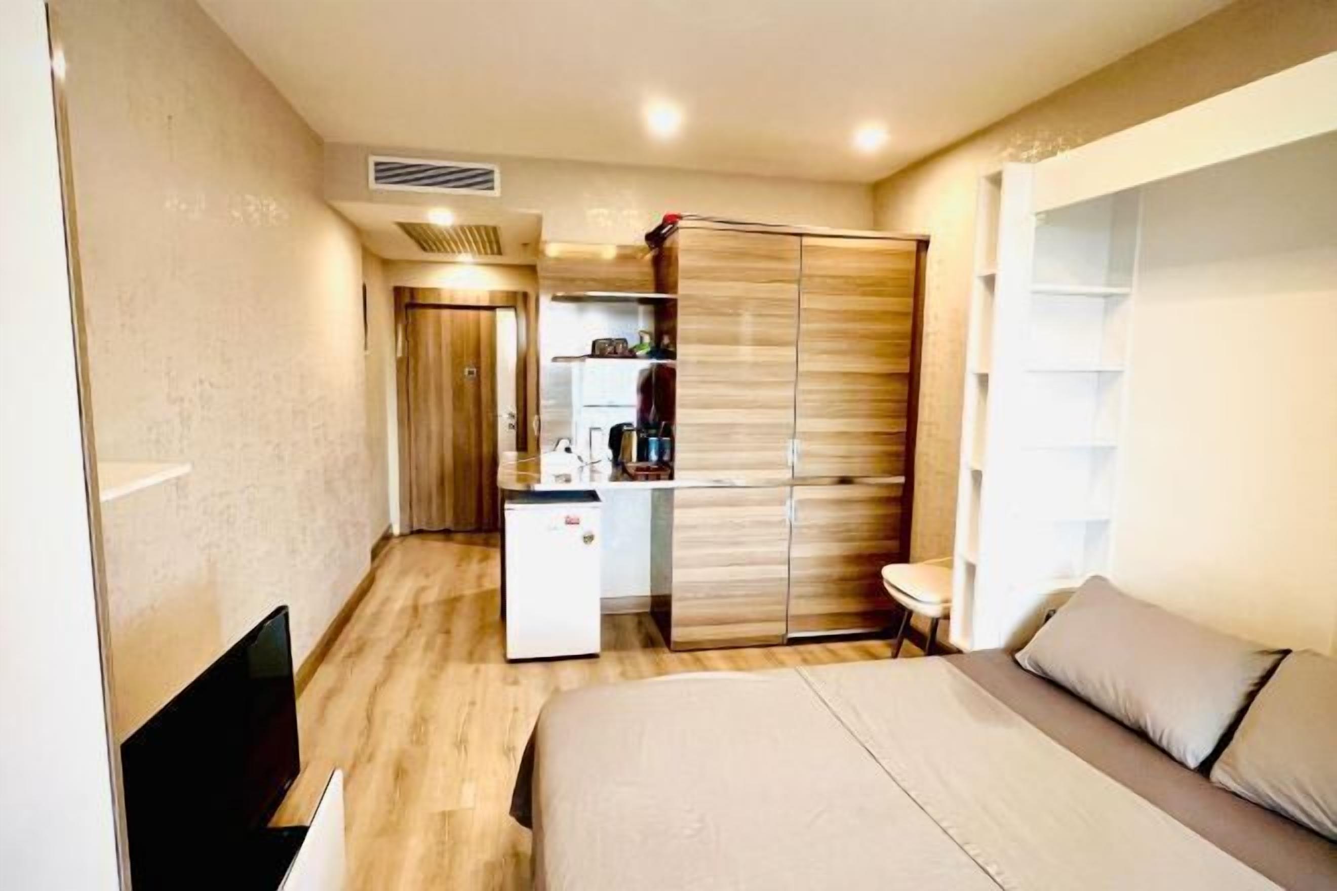 Blackout curtains, iron/ironing board, free WiFi, bed sheets