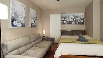 1 bedroom, desk, iron/ironing board, WiFi
