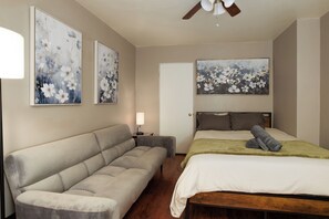 1 bedroom, desk, iron/ironing board, WiFi
