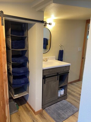 Towels, toilet paper