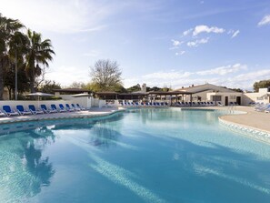 Una piscina riscaldata