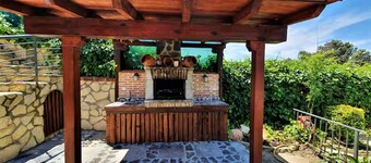 An environment where you can enjoy nature, on the banks of the Alberche River