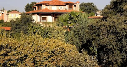 An environment where you can enjoy nature, on the banks of the Alberche River