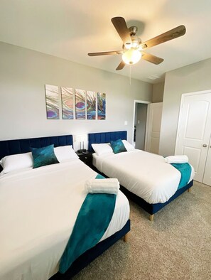 3 bedrooms, iron/ironing board, WiFi, bed sheets